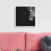 Zebra Leinwand Art (Insitu (Wohnzimmer))