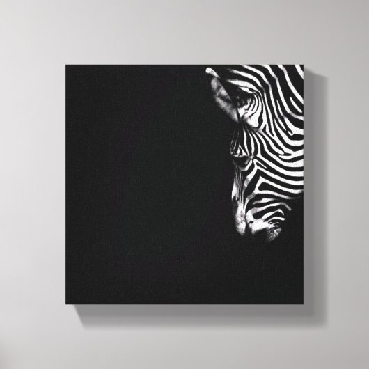 Zebra Leinwand Art (Vorderseite)