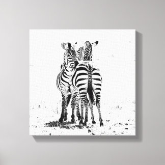 Zebra Leinwanddruck