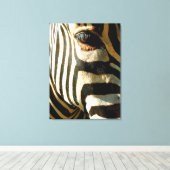 Zebra Leinwanddruck (Insitu (Holzboden))