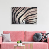 Zebra Leinwanddruck (Insitu (Wohnzimmer))