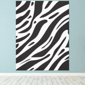 Zebra Leinwanddruck (Insitu (Holzboden))