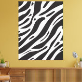 Zebra Leinwanddruck (Insitu (Wohnzimmer))