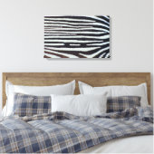 Zebra Leinwanddruck (Insitu (Schlafzimmer))