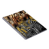 Zebra Leopard-Muster Notizblock (Rechte Seite)