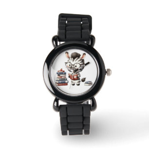Zebra-Lesebücher. Armbanduhr