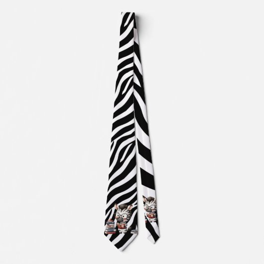 Zebra-Lesebücher. Krawatte (Vorderseite)