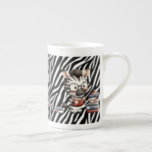 Zebra-Lesebücher. Porzellantasse
