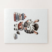 Zebra-Lesebücher. Puzzle (Horizontal)