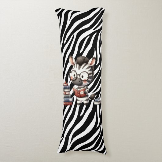 Zebra-Lesebücher. Seitenschläferkissen (Vorderseite Vertikal)