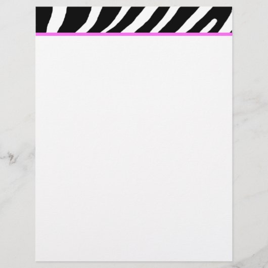 Zebra Letterhead (Vorderseite)