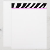 Zebra Letterhead (Vorne/Hinten)