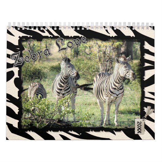 Zebra-Liebe 2021 Kalender (Titelbild)