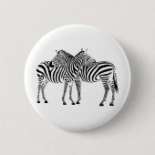 Zebra-Liebe Button (Vorderseite)