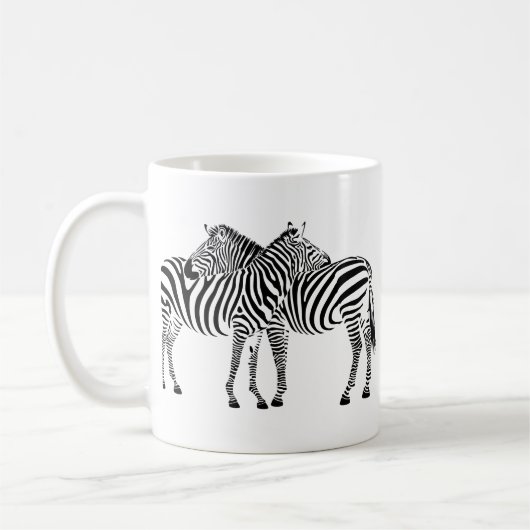 Zebra-Liebe Kaffeetasse (Links)