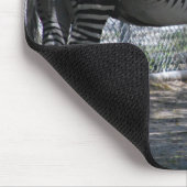 Zebra-Liebe Mousepad (Ecke)