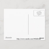 ZEBRA-LIEBE POSTKARTE (Rückseite)