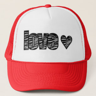 Zebra-Liebe Truckerkappe