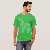 Zebra lieben lieben Tiere T-Shirt (Vorne ganz)
