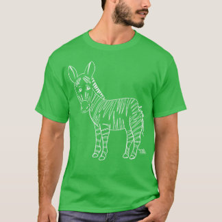 Zebra lieben lieben Tiere T-Shirt