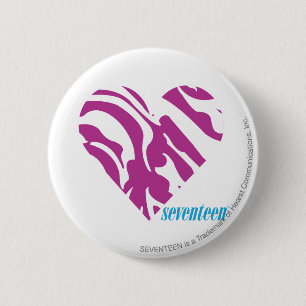 Zebra lila 2 button