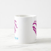 Zebra lila 2 kaffeetasse (Mittel)