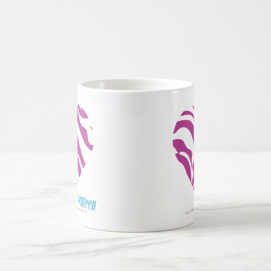 Zebra lila 2 kaffeetasse (Mittel)