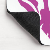 Zebra lila 2 mousepad (Ecke)