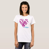 Zebra lila 2 T-Shirt (Vorne ganz)
