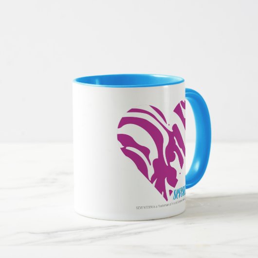 Zebra lila 2 tasse (VorderseiteRechts)