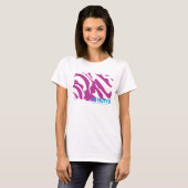 Zebra lila 3 T-Shirt (Vorne ganz)