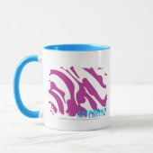 Zebra lila 3 tasse (Links)