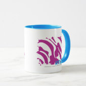 Zebra lila 3 tasse (VorderseiteRechts)