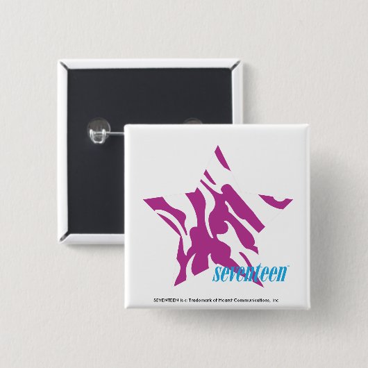 Zebra lila 4 button (Vorne & Hinten)