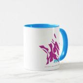 Zebra lila 4 tasse (VorderseiteRechts)