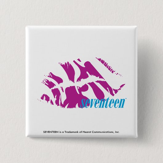 Zebra lila button (Vorderseite)