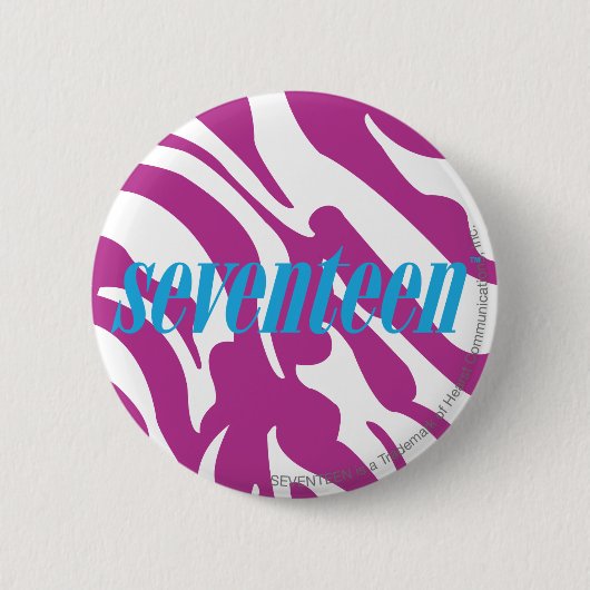 Zebra lila button (Vorderseite)