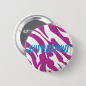 Zebra lila button (Vorne & Hinten)