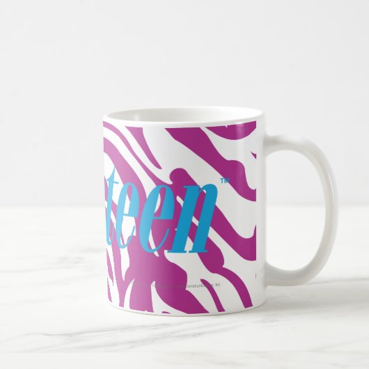 Zebra lila kaffeetasse (Rechts)