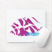 Zebra lila mousepad (Mit Mouse)