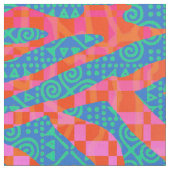 Zebra Lila Splash Stoff (Nahaufnahme)