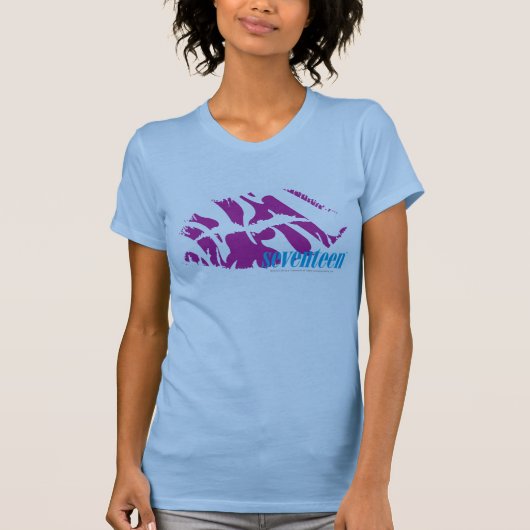 Zebra lila T-Shirt (Vorderseite)