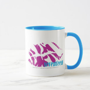 Zebra lila tasse