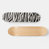 Zebra Lines Pattern Skateboard (Horizontal)