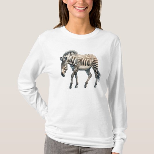 Zebra Long T - Shirt (Vorderseite)