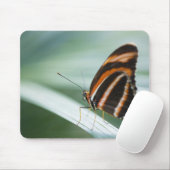 Zebra Long Wing Butterfly Mousepad (Mit Mouse)
