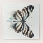 Zebra Longwing Butterfly AREF281 - Watercolor Puzzle (Horizontal)