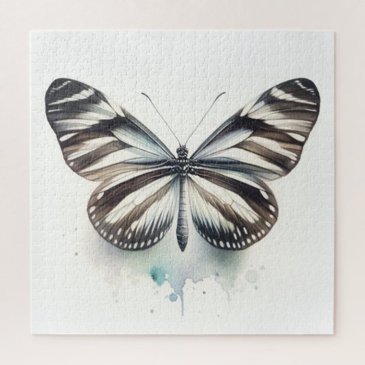 Zebra Longwing Butterfly AREF281 - Watercolor Puzzle (Vertikal)