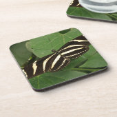 Zebra Longwing Butterfly Cork Untersetzer (Linke Seite)
