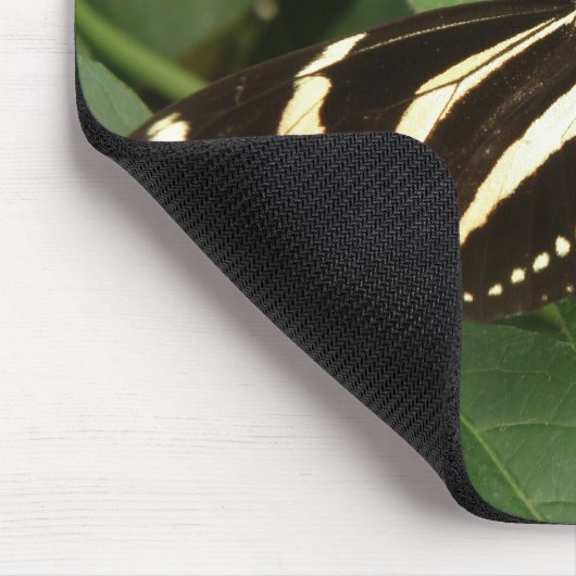 Zebra Longwing Butterfly Mousepad (Ecke)
